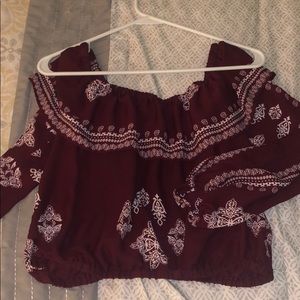 Off shoulder top